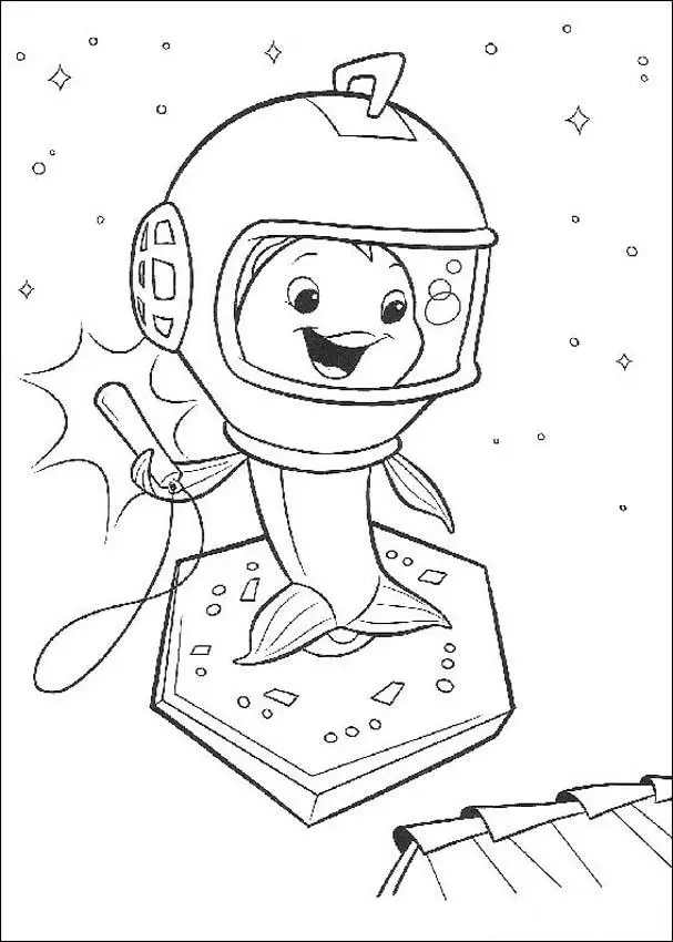 Chicken Little Coloring Page 9