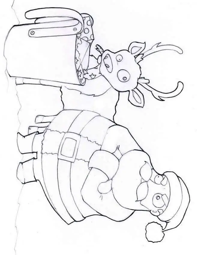 Christmas Coloring Page 9