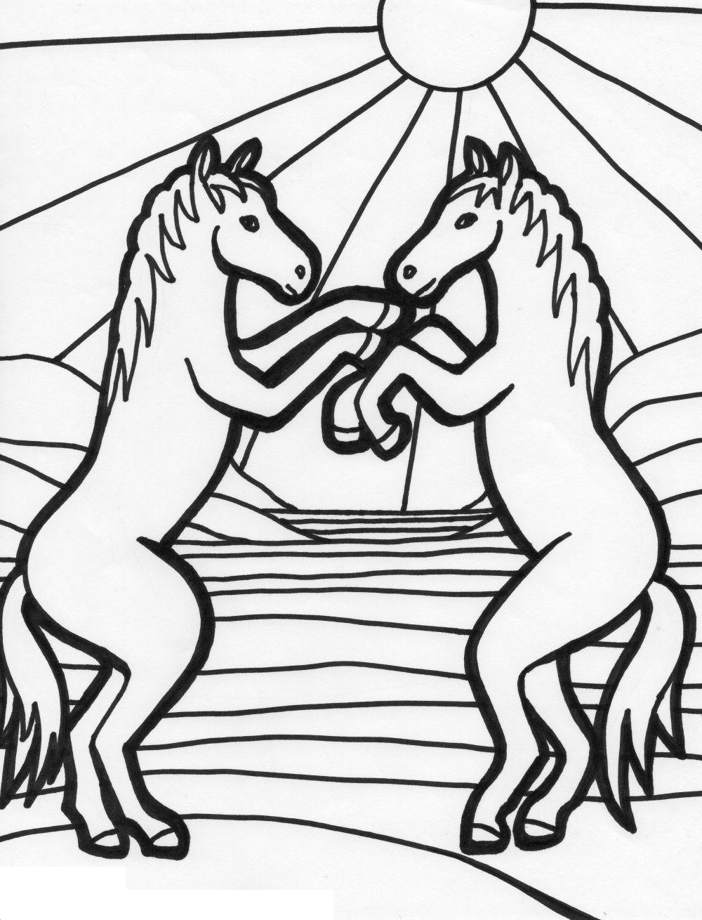 Horse Coloring Page 7