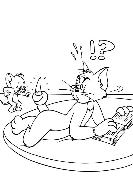 Tom and Jerry The Movie Coloring Page 5