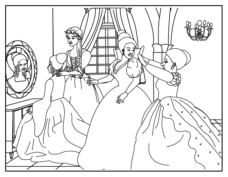 Cinderella 2 Coloring Page 7