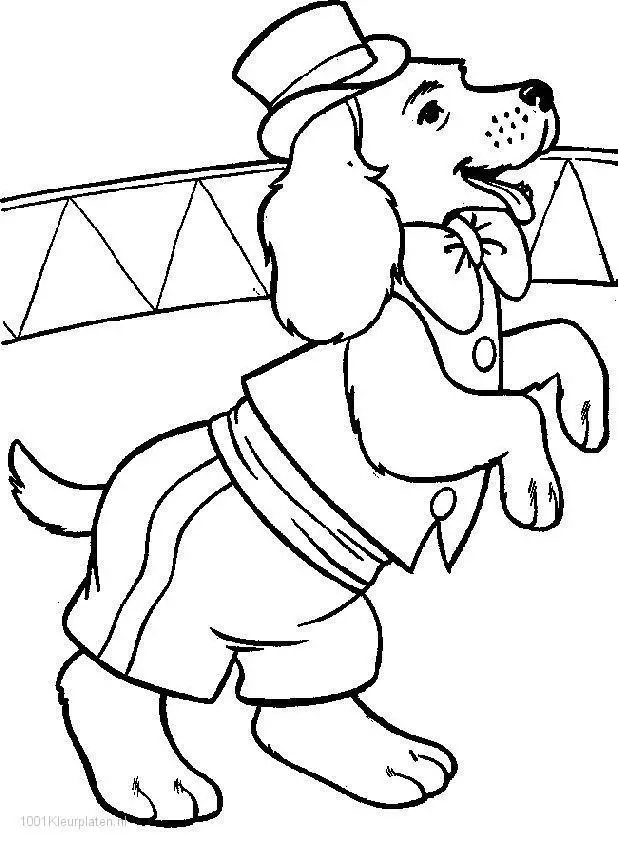Dog Coloring Page 9