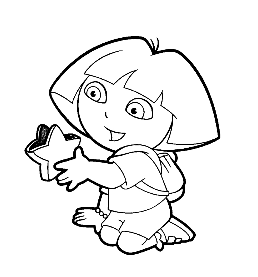 Dora Coloring Page 5