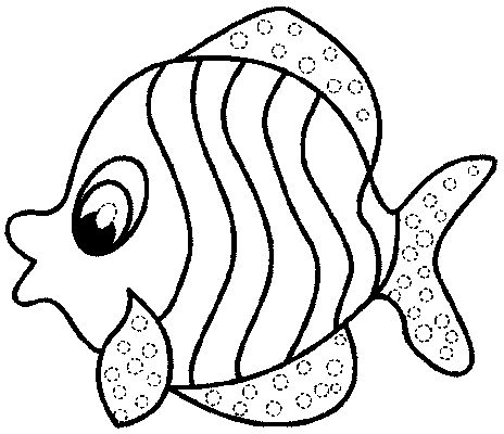 Fish Coloring Page 1