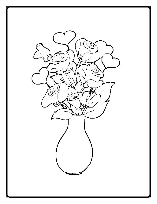 Flower Coloring Page 3