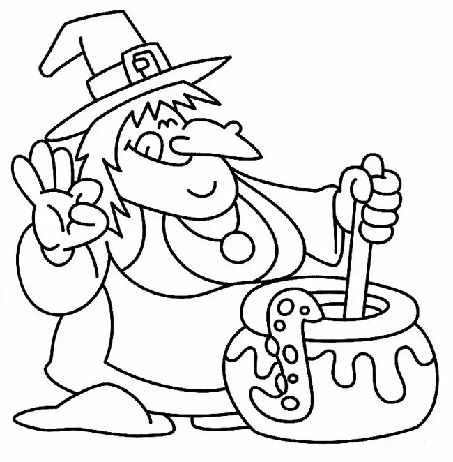 Halloween Coloring Page 3