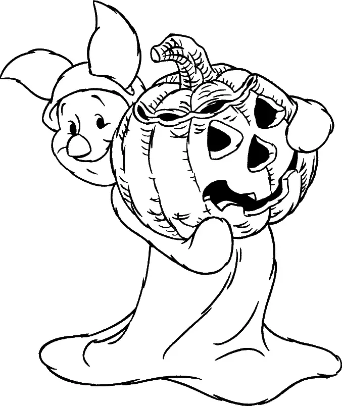 Halloween Coloring Page 6