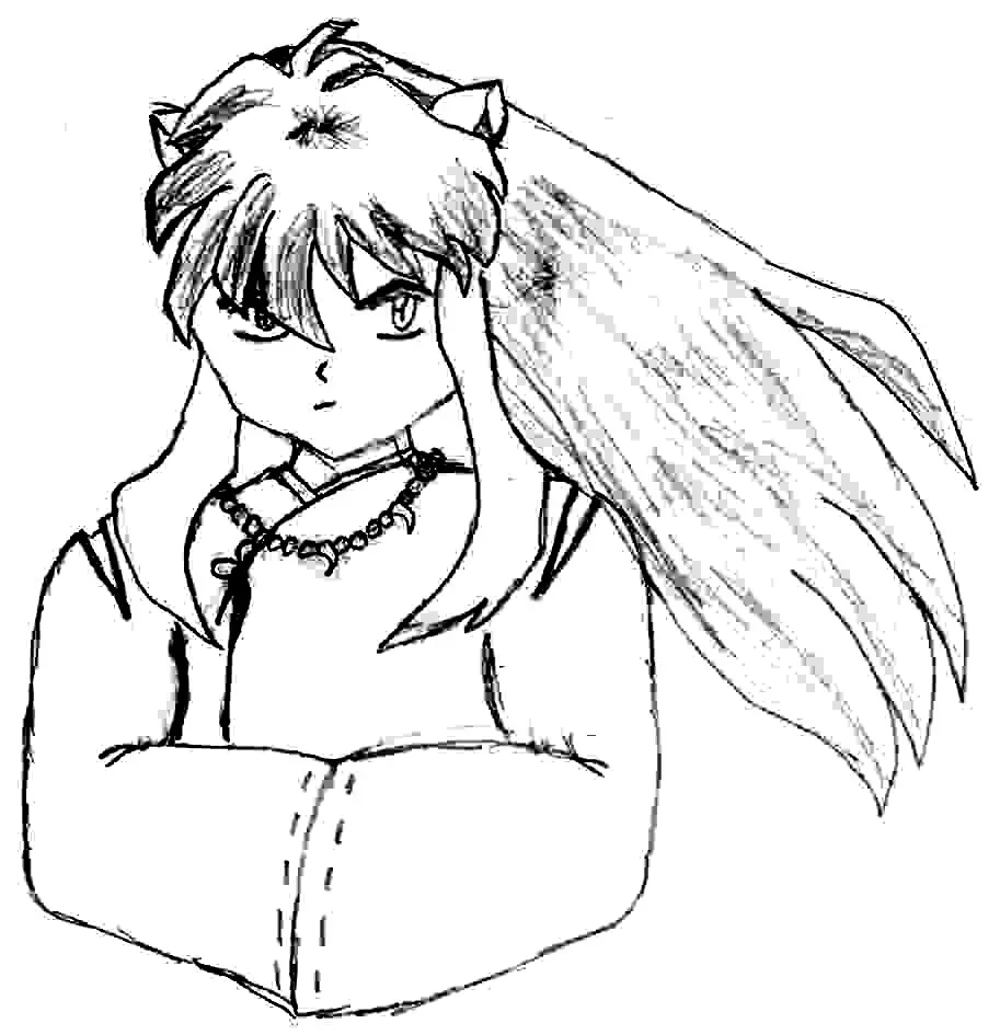 Inuyasha The Final Act Coloring Page 7