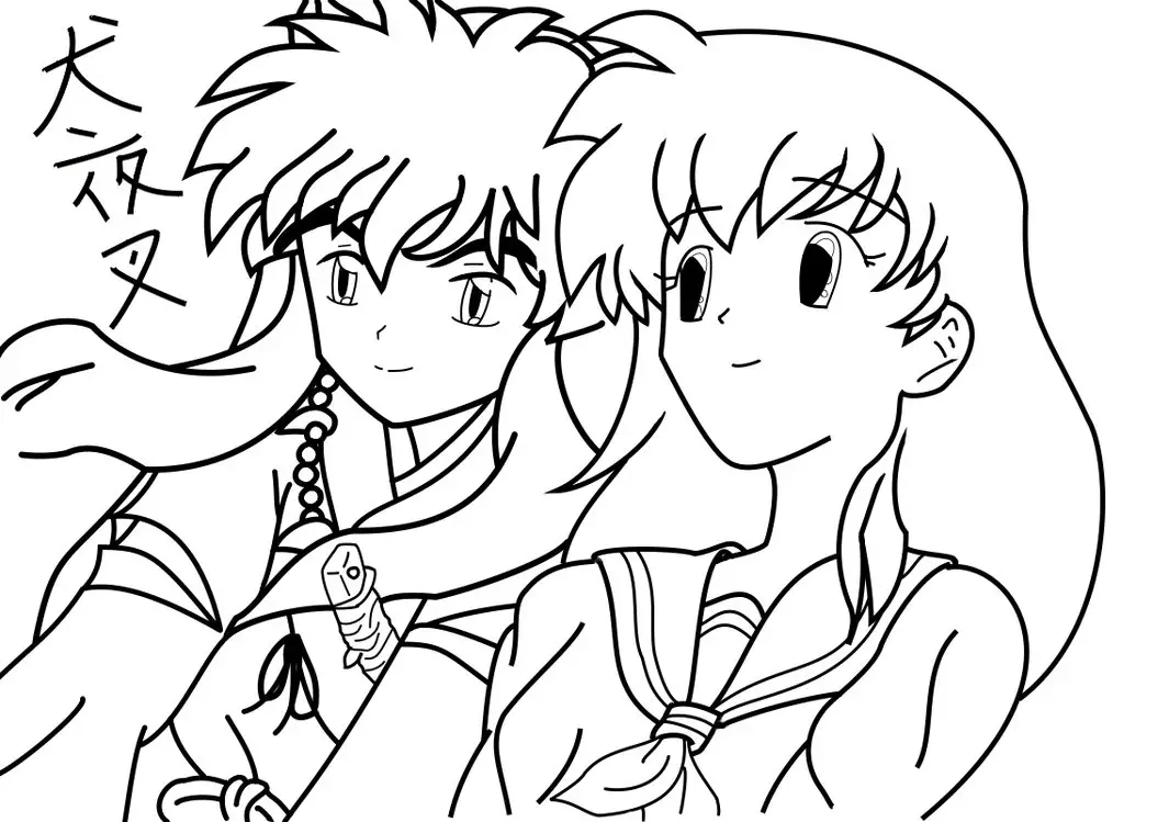 Inuyasha The Final Act Coloring Page 8