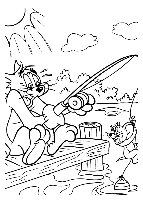 Tom and Jerry The Movie Coloring Page 1